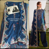 Semi Stitched Easy Stitching Solutions/Nureh Amaya Luxury Formals Chiffon/AM -23 (Copy)