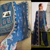 Semi Stitched Easy Stitching Solutions/Nureh Amaya Luxury Formals Chiffon/AM -23 (Copy)