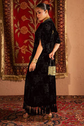 Nureh Ballerina Winter Pakistani Suits Nureh Ballerina/Velvet Cord Sets/Hand Work/Winter Fashion
