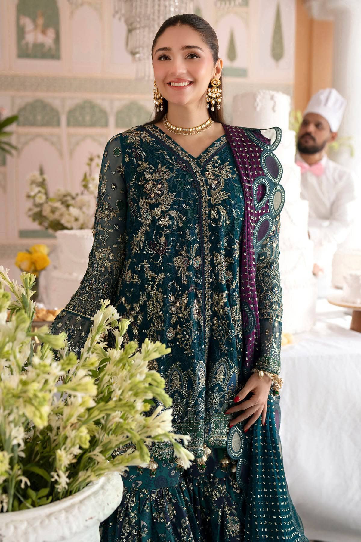 Hot Seller🔥/Nureh Jhoomro Wedding Formals 26/NL-94/Amania