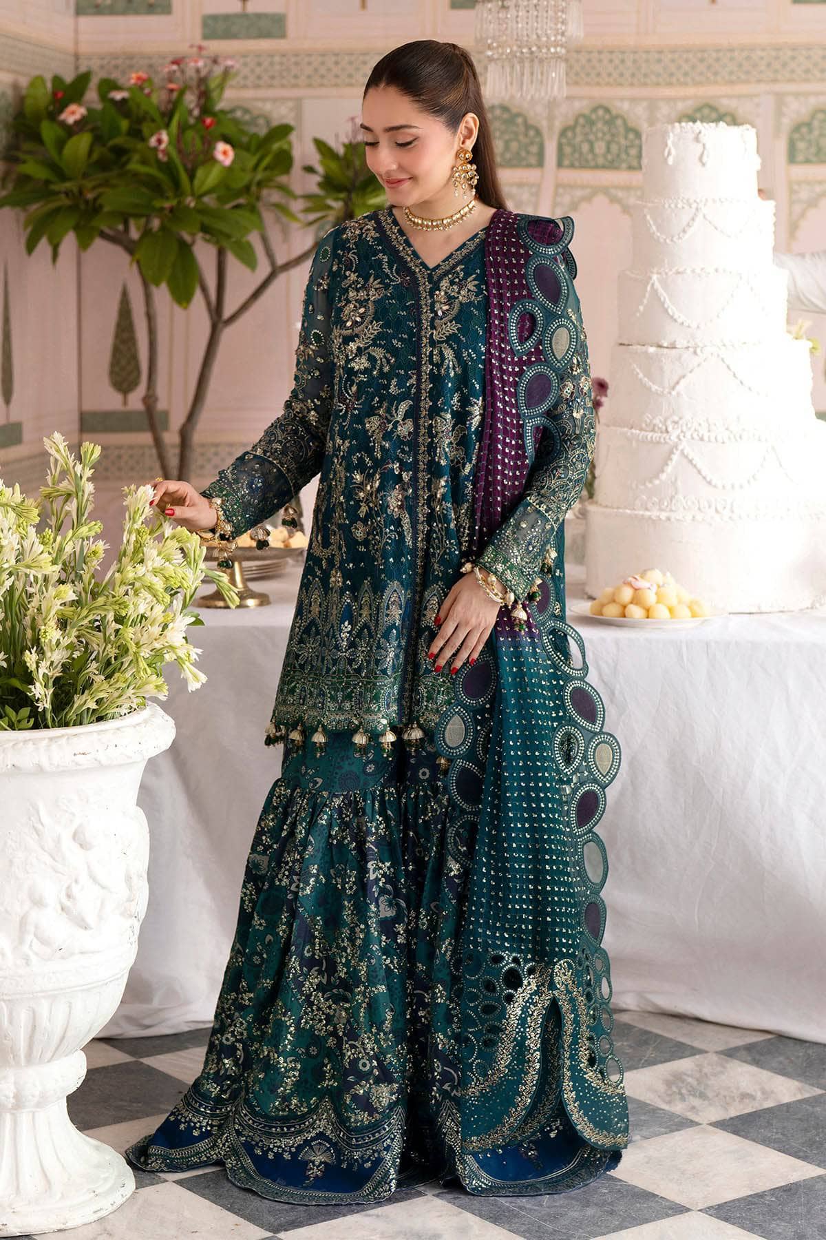 Hot Seller🔥/Nureh Jhoomro Wedding Formals 26/NL-94/Amania
