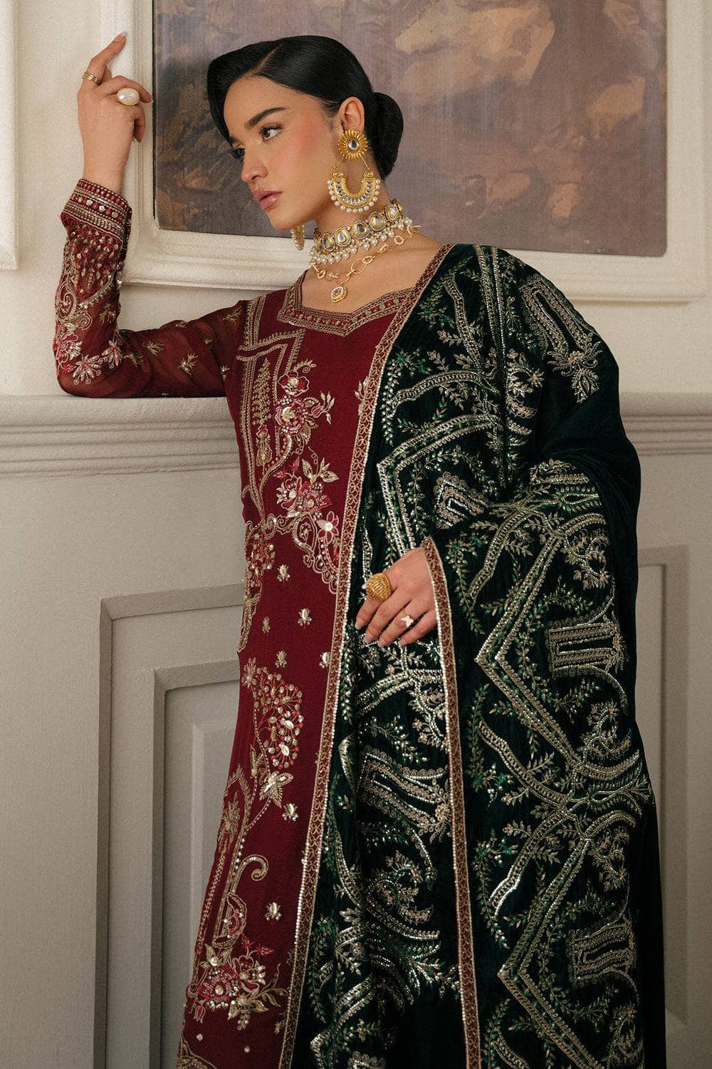 Nureh Chiffon Pakistani Suit Nureh Elanora Luxury Wedding Formals /Vol 2