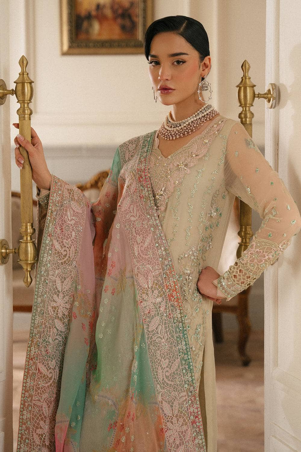 Nureh Chiffon Pakistani Suit Nureh Elanora Luxury Wedding Formals /Vol 2