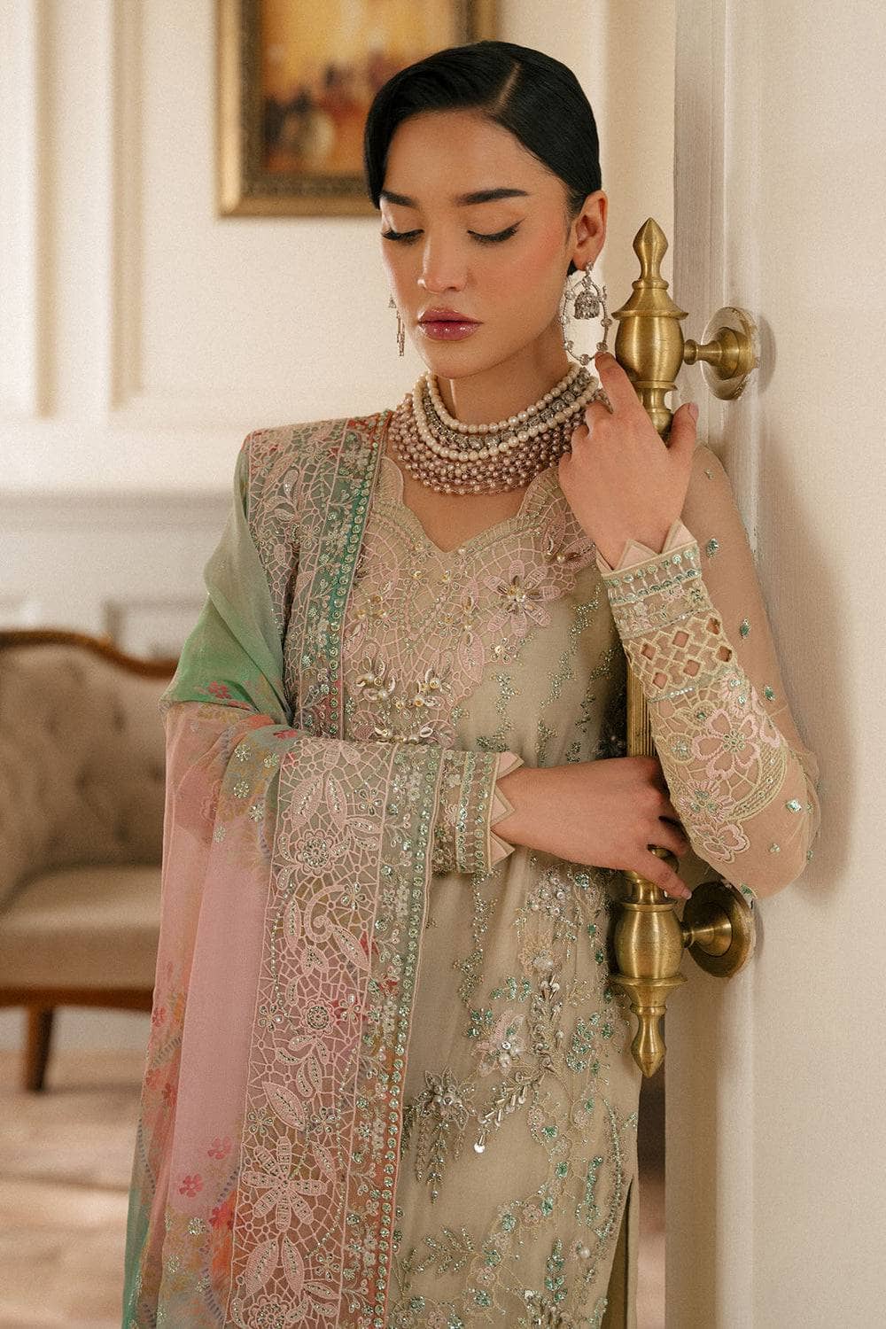 Nureh Chiffon Pakistani Suit Nureh Elanora Luxury Wedding Formals /Vol 2