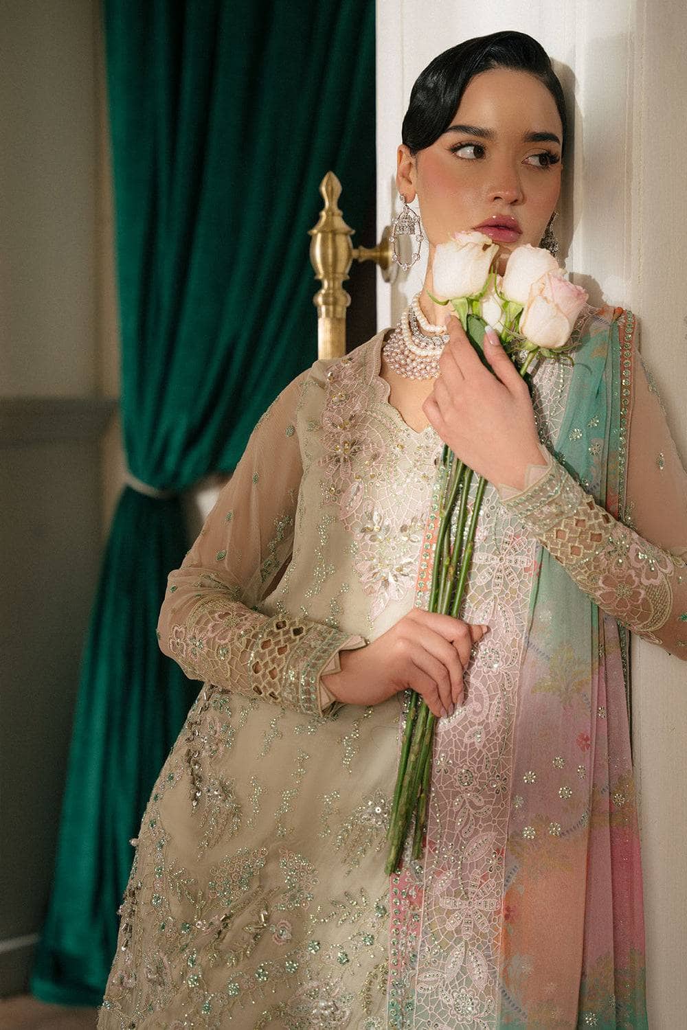 Nureh Chiffon Pakistani Suit Nureh Elanora Luxury Wedding Formals /Vol 2