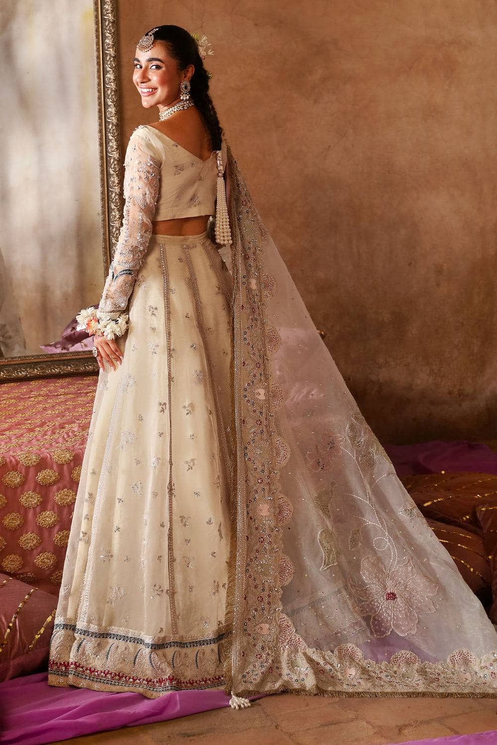 Nureh Chiffon Pakistani Suit Nureh Jhoomro Wedding Festive Edition 24/Chandni