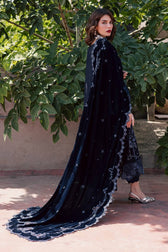 Nureh Exclusive Luxury Formals/Velvet Embroideried Shawl/NE 180