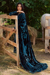 Nureh Exclusive Shawl Collection Winter Pakistani Suits Nureh Exclusive Velvet Palachi Shawl/NE 186
