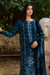 Nureh Exclusive Shawl Collection Winter Pakistani Suits Nureh Exclusive Velvet Palachi Shawl/NE 186