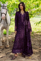 Nureh Exclusive Shawl Collection Winter Pakistani Suits Nureh Exclusive Velvet Palachi Shawl/NE 187