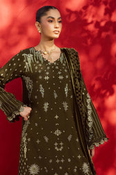 Nureh Exclusive Shawl Collection Winter Pakistani Suits Nureh Exclusive Velvet Palachi Shawl/NE 190