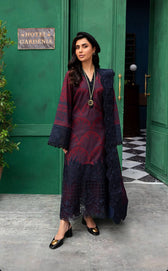 Nureh Gardenia Winter Pakistani Suits Nureh Gardenia Slub Linen
