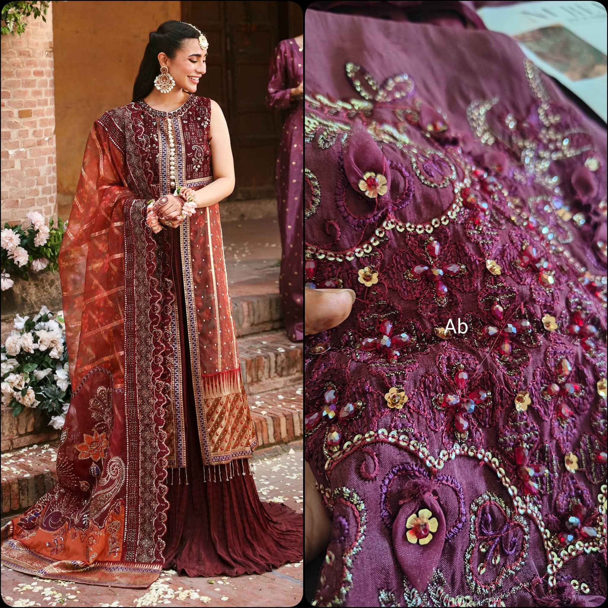 Open Pic/Sale‼️Nureh Jhoomro Wedding Festive Edition/Gehna Edition