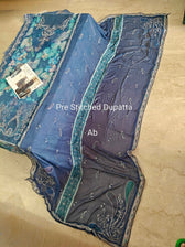Open Pic/Nureh Maya Swiss Lawn 26/NS 162/Embroideried Chiffon Dupatta