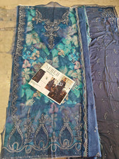 Open Pic/Nureh Maya Swiss Lawn 26/NS 162/Embroideried Chiffon Dupatta