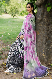 Nureh Lawn Pakistani Suit Nureh Daily Delight Chikankari Lace Collection/05