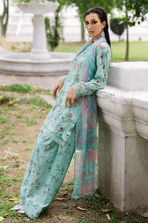 Nureh Lawn Pakistani Suit Restocked/Nureh Daily Delight Chikankari Lace Collection/03