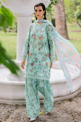 Nureh Lawn Pakistani Suit Restocked/Nureh Daily Delight Chikankari Lace Collection/03
