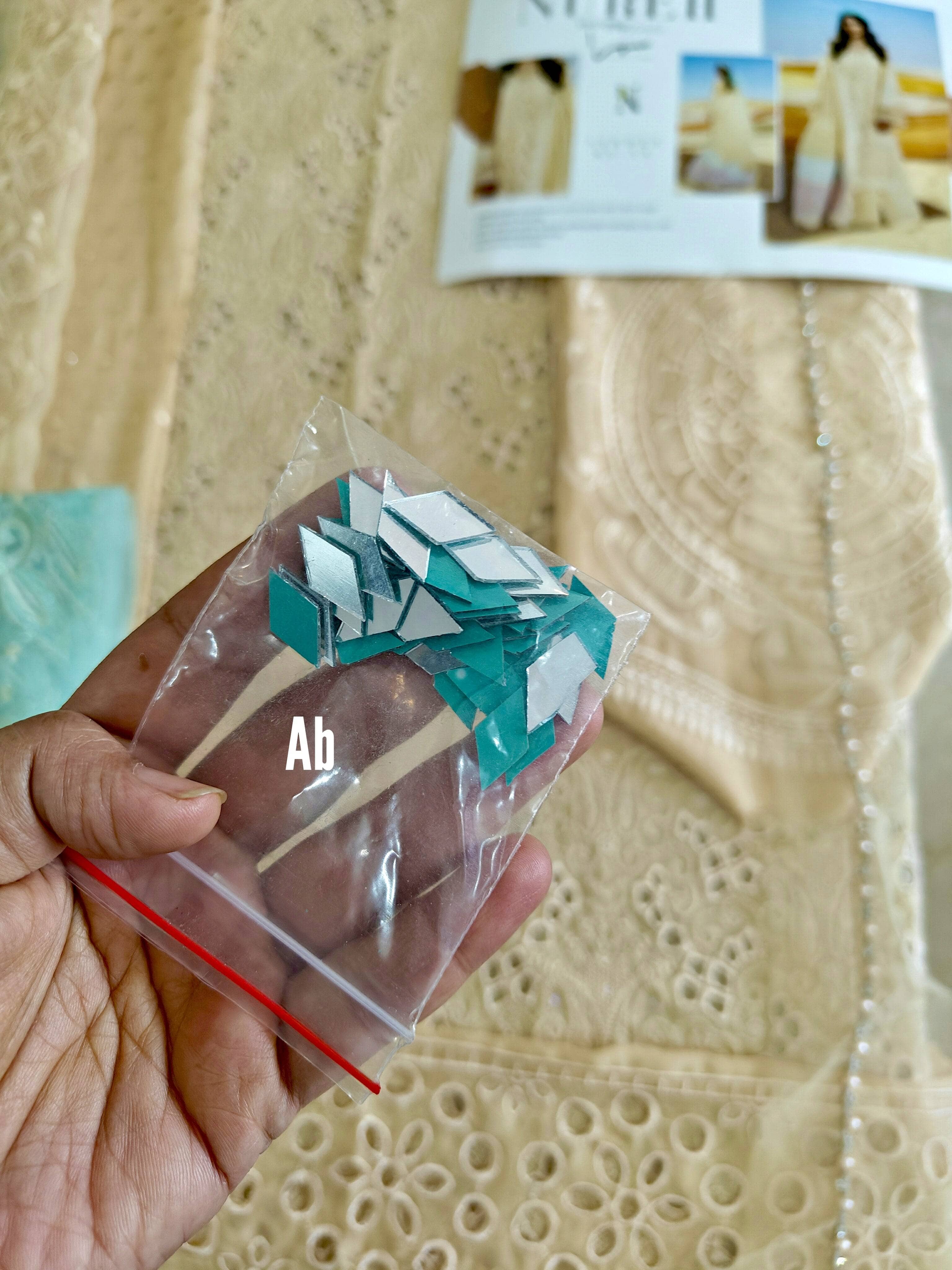 Semi Stitched/Nureh Swiss Voil/FEROCE - NE-74