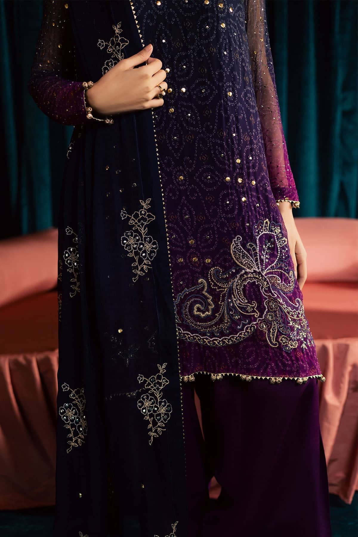 Nureh Mukeshkari Chiffon 26/MK - 23