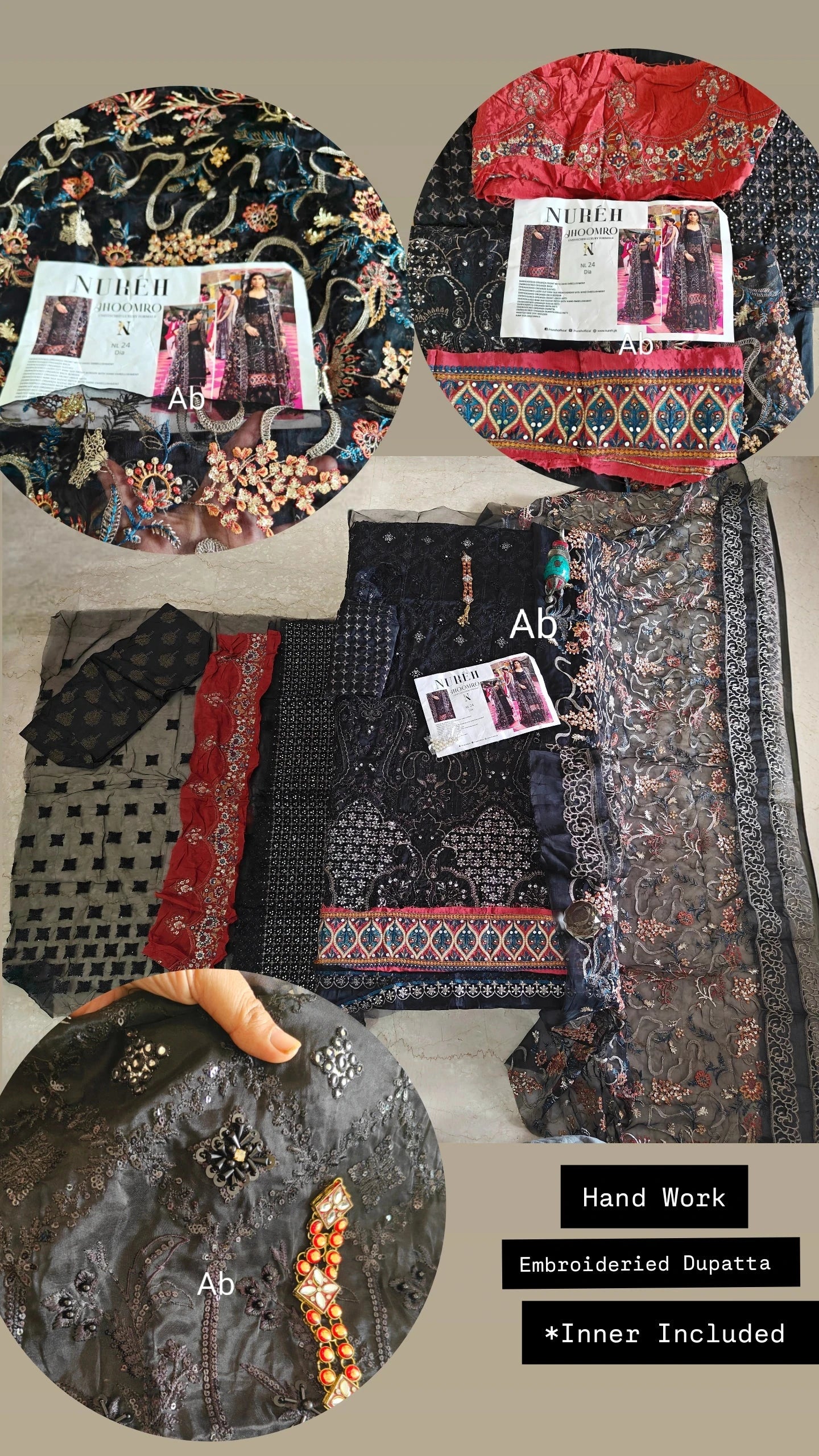 Sale‼️Nureh Jhoomro Wedding Festive Edition/Dia