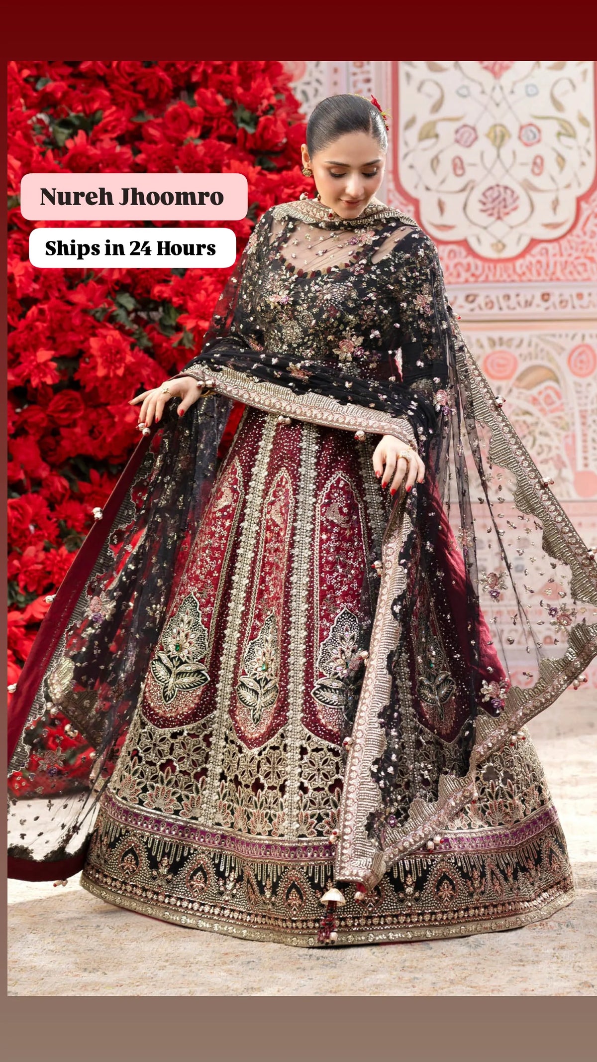 Spotted in Hot 🔥 Seller/Nureh Jhoomro Wedding Formals 26/NL-95/Imara