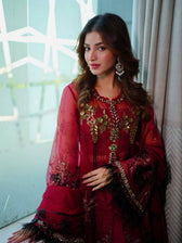 Spotted in Maria B Soiree Luxury Formals/D6/Red