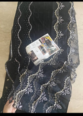 Nureh Velvet open pics Open Pic/Nureh Exclusive Luxury Formals/Velvet Embroideried Shawl/NE 185