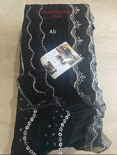 Nureh Velvet open pics Open Pic/Nureh Exclusive Luxury Formals/Velvet Embroideried Shawl/NE 185