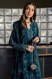 Nureh Exclusive 26/Warm Leather Peach/ Velvet Palachi Shawl/NE-282
