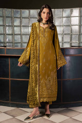 Nureh Exclusive 26/Warm Leather Peach/ Velvet Palachi Shawl/NE-283