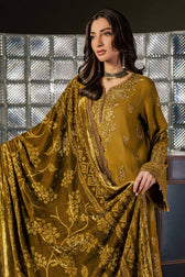 Nureh Exclusive 26/Warm Leather Peach/ Velvet Palachi Shawl/NE-283