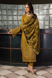 img_nureh_leather_peach_velvet_palachi_shawl_awwal_boutique
