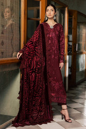 img_nureh_leather_peach_velvet_palachi_shawl_awwal_boutique