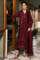 Nureh Exclusive 26/Warm Leather Peach/ Velvet Palachi Shawl/NE 286