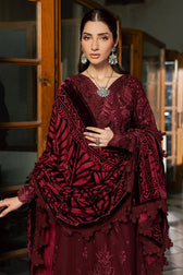 img_nureh_leather_peach_velvet_palachi_shawl_awwal_boutique