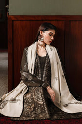 Nureh Marina Exclusive Winter/NE 276/Embroideried Woolen Shawl