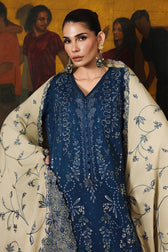 Nureh Marina Exclusive Winter/NE 277/Embroideried Woolen Shawl