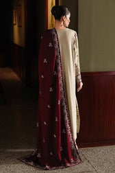 Nureh Marina Exclusive Winter/NE 278/Embroideried Woolen Shawl