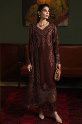 Nureh Marina Exclusive Winter/NE 279/Embroideried Woolen Shawl
