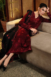 Nureh Marina Exclusive Winter/NE 280/Embroideried Woolen Shawl
