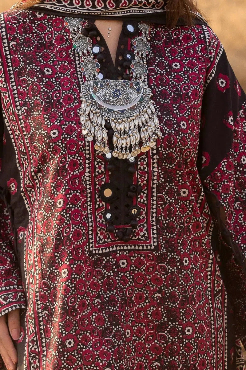 Restocked/Gul Ahmed Ajrak Collection 25/CL 52623