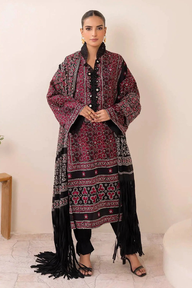 Restocked/Gul Ahmed Ajrak Collection 25/CL 52623