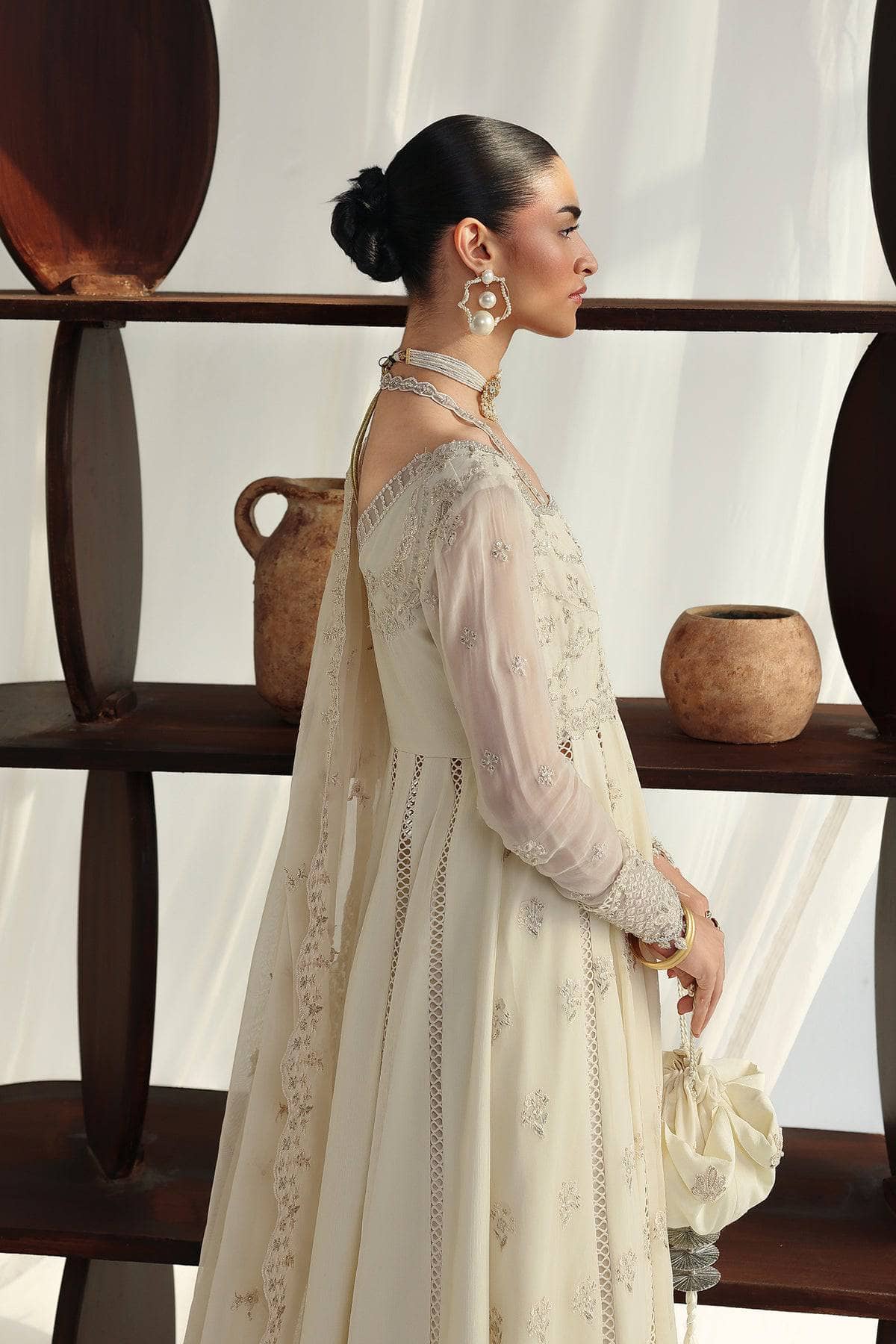 Hot🔥Seller/Qalamkar Chiffon Festive Formals 26/QCC-07 AMERA
