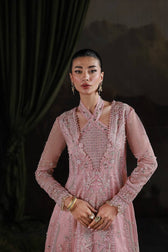 Qalamkar Chiffon Pakistani Suit Qalamkar Elirah Wedding Formals 25/Hand Work/