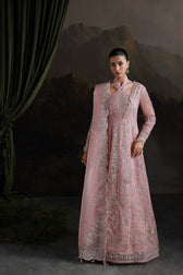 Qalamkar Chiffon Pakistani Suit Qalamkar Elirah Wedding Formals 25/Hand Work/
