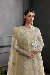 Qalamkar Elirah Wedding Formals 25/Hand Work MF-04 IVORY GRACE