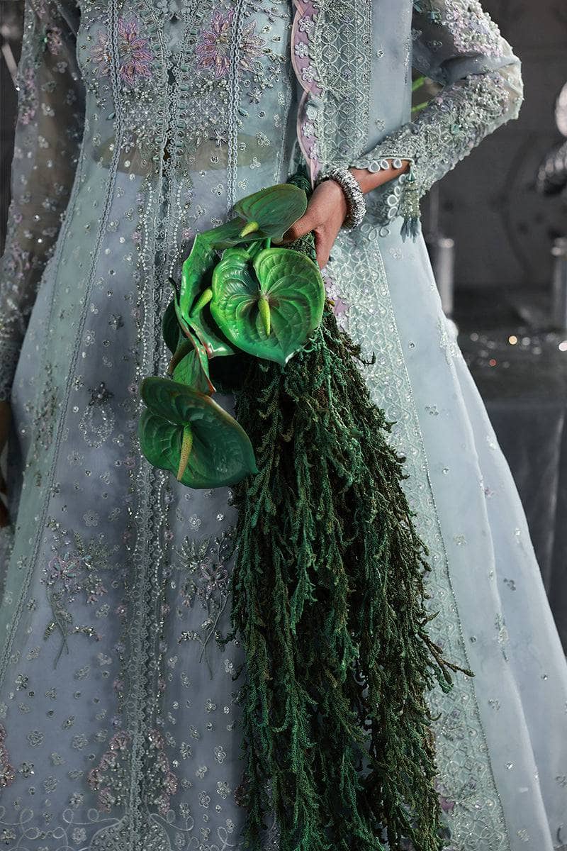 Qalamkar Elirah Wedding Formals 25/Hand Work/MF-08 SERENE AQUA