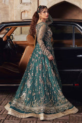 Qalamkar Chiffon Pakistani Suit Qalamkar Wedding Formals 24/Vol2/Hala SH-06