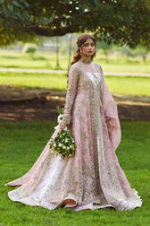 Qalamkar Chiffon Pakistani Suit Qalamkar Wedding Formals 24/Vol2/Saira SH-08